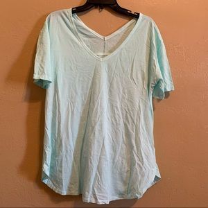 Gap 100% cotton Maternity Mint Tee size L